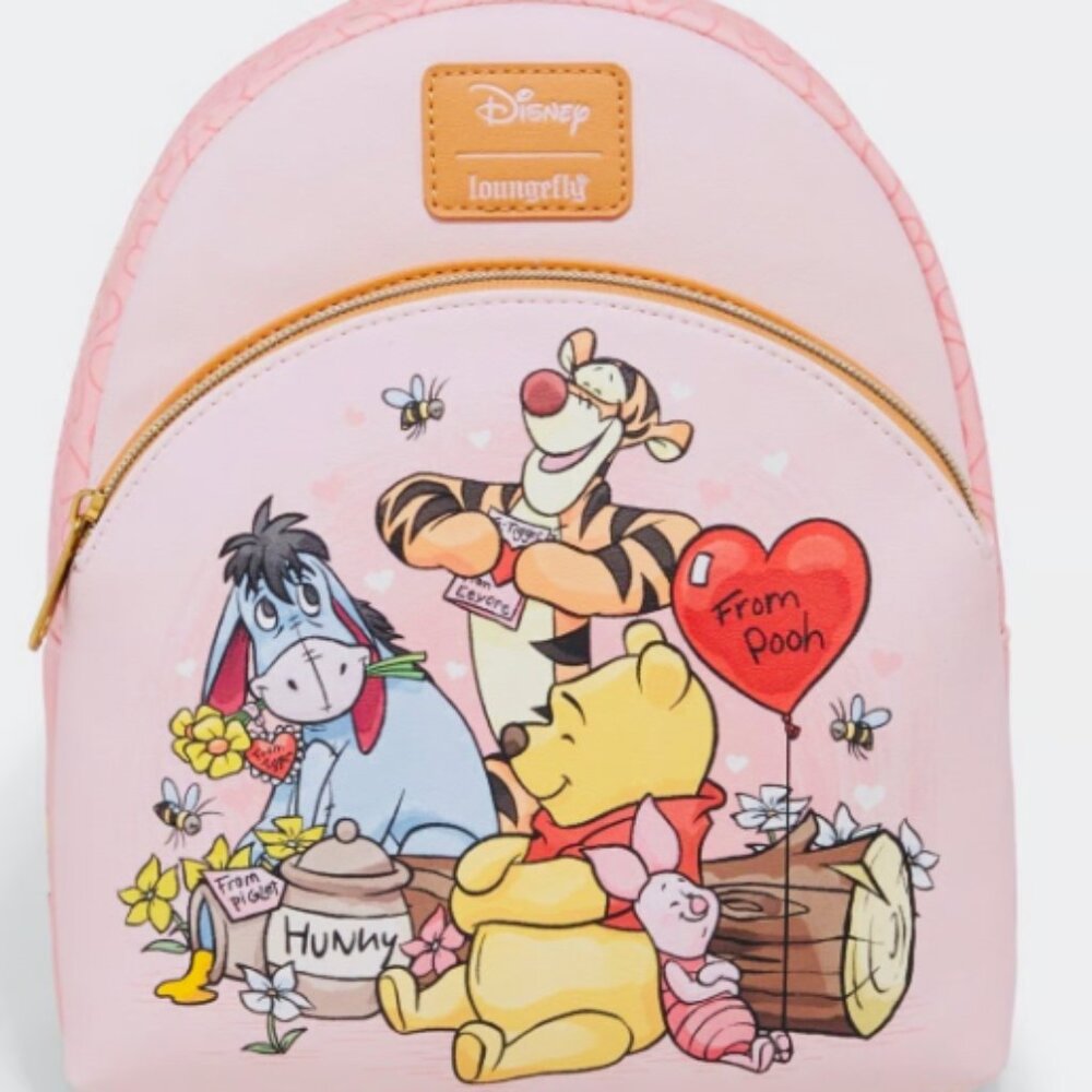 Loungefly Disney Winnie The Pooh Valentine's Day Mini Backpack